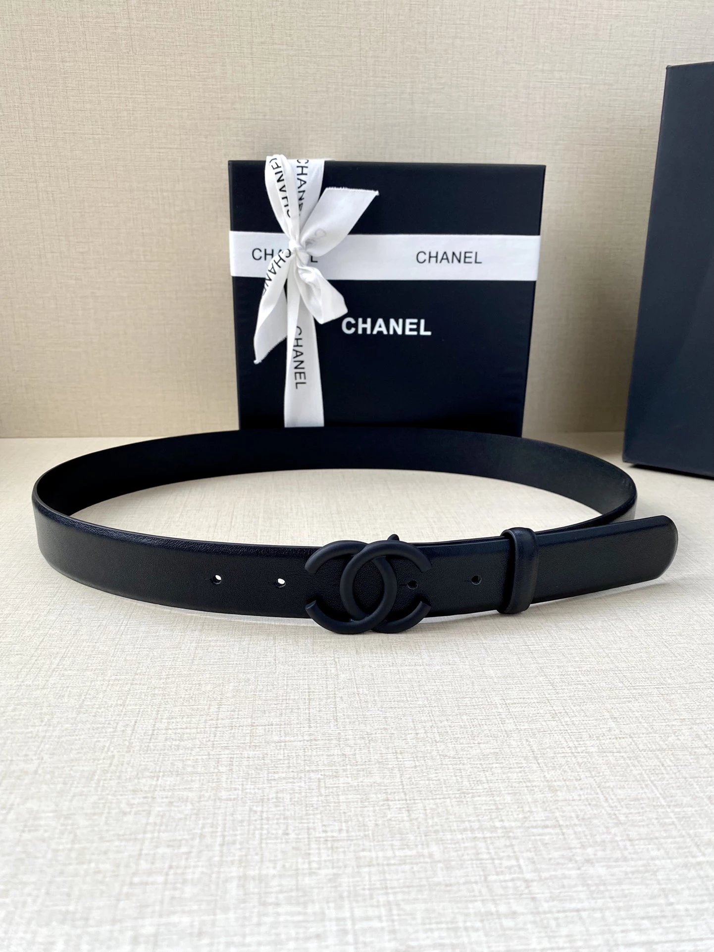 Chanel CC Logo Belt Pink Leather Belt - 6