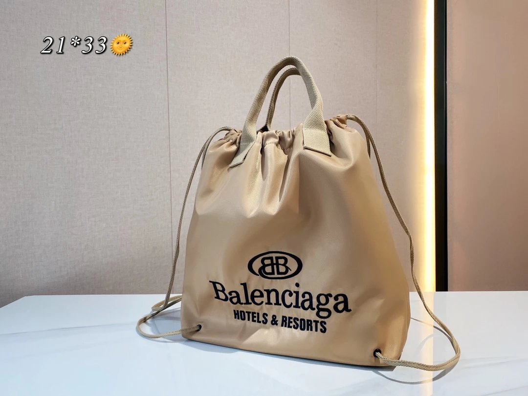 Balenciaga Logo Tote Bag White Handbag - 14