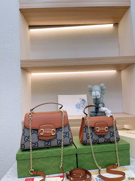 Gucci GG Marmont Mini Camera Bag Gray Monogram Crossbody Bag - 6