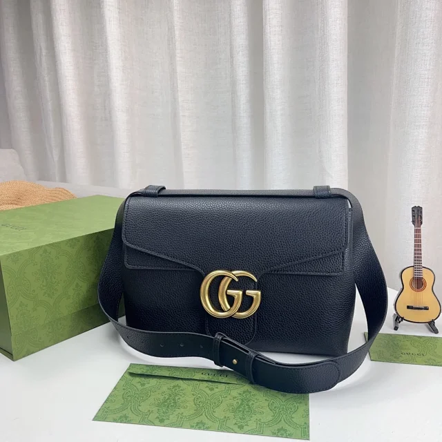 Gucci Crossbody Bags Top-handle flap bag with Double G hardware product detail image 5