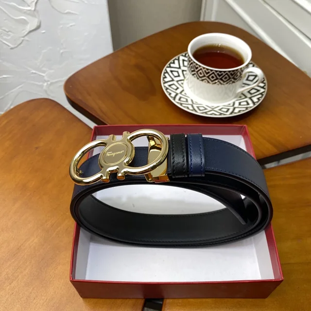 Salvatore Ferragamo Belts Double Gancini Buckle Belt product detail image 5