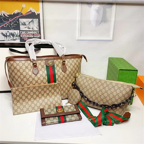 Gucci Handbags Monogram chain-strap flap bags product detail image 9