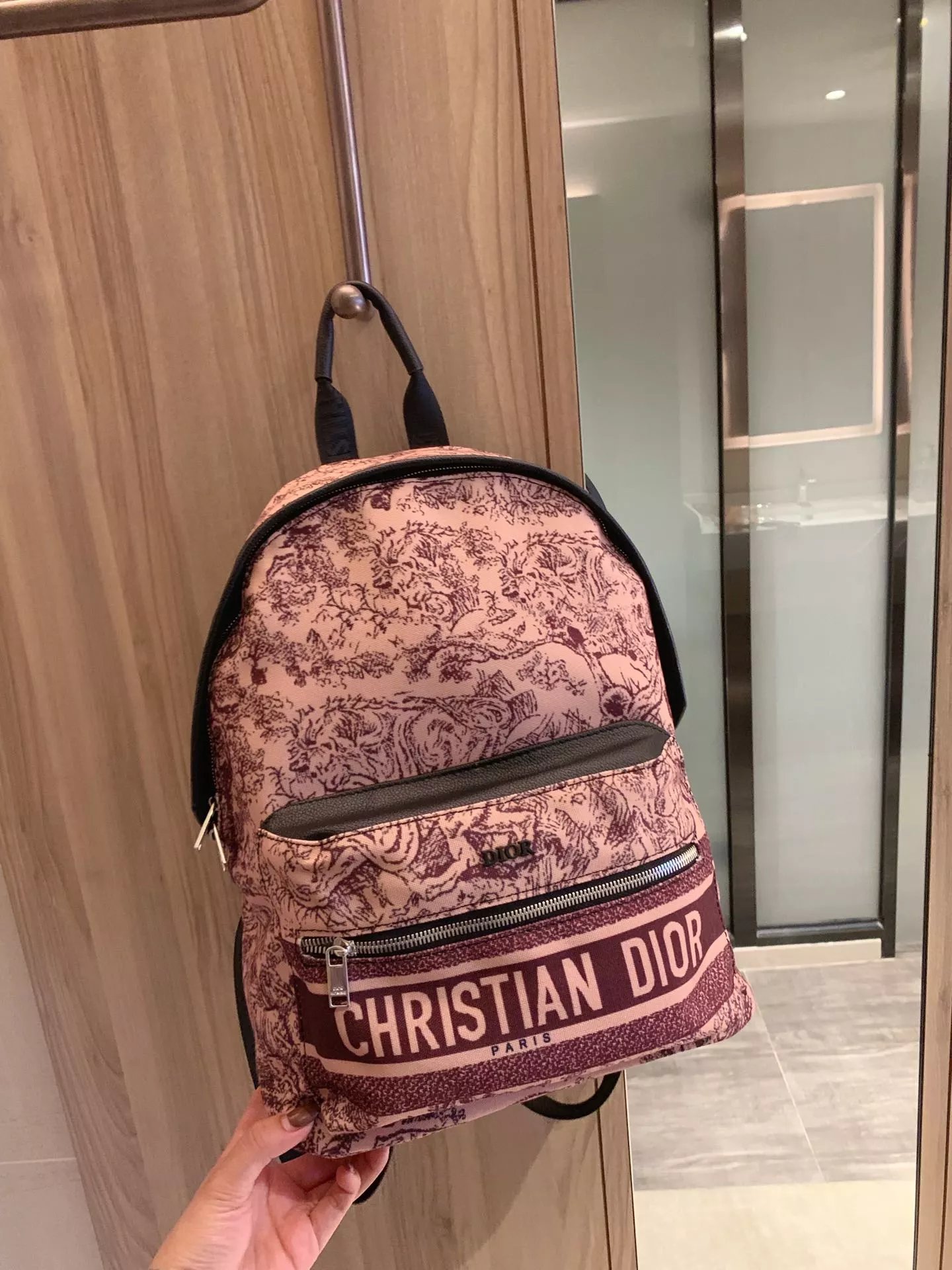 Dior Book Tote Mini Beige Quilted Leather Backpack - 12