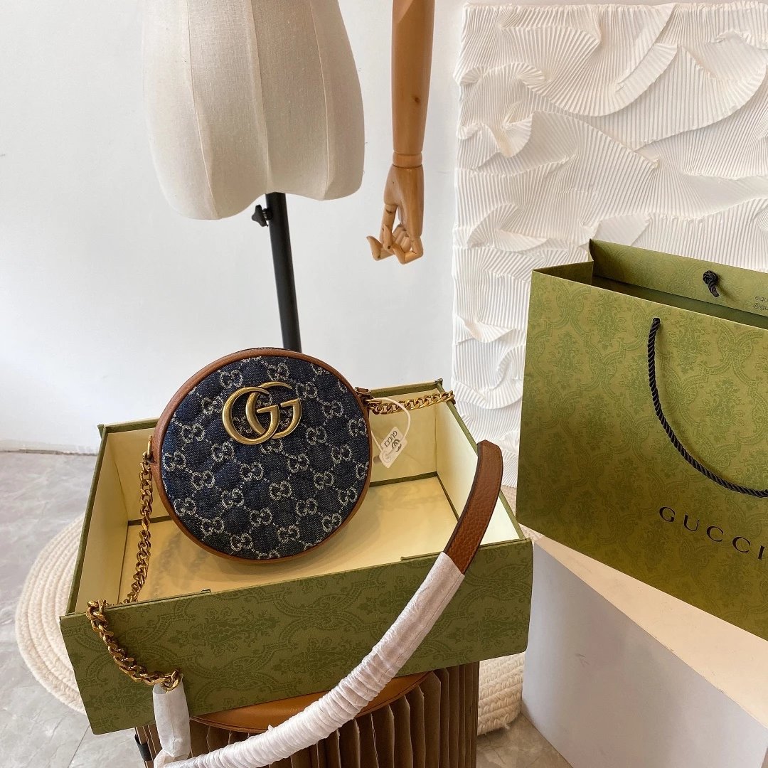 Gucci x Disney Mickey Mouse Round Shoulder Bag Brown - 6