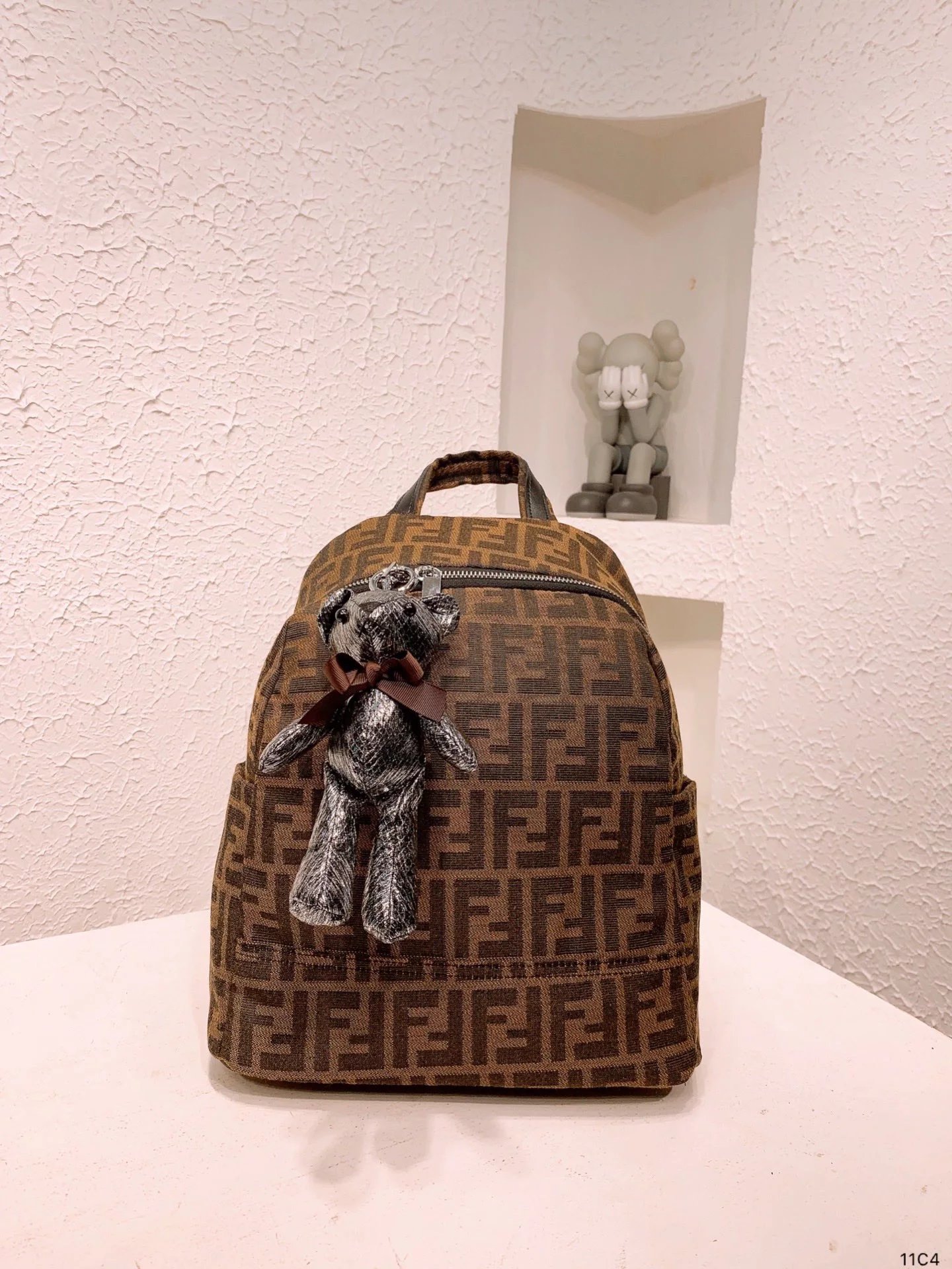 Dior Oblique Monogram Canvas Mini Backpack Beige Navy - 10