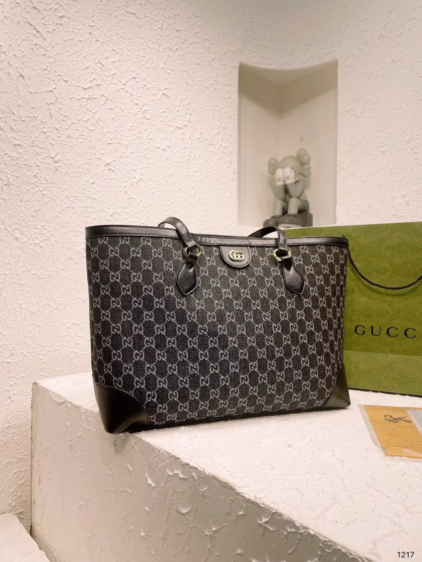 Gucci GG Marmont Quilted Black Leather Chain Shoulder Bag - 10