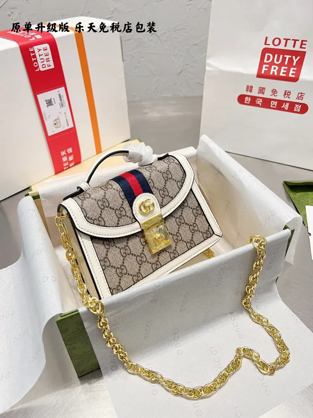 Gucci Crossbody Bags Top-handle flap bag with Double G hardware product detail image 12