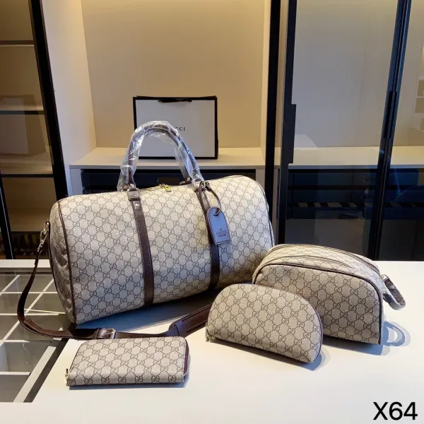 Gucci GG Marmont Canvas Set Beige Monogram Bag Collection Handbags - 2