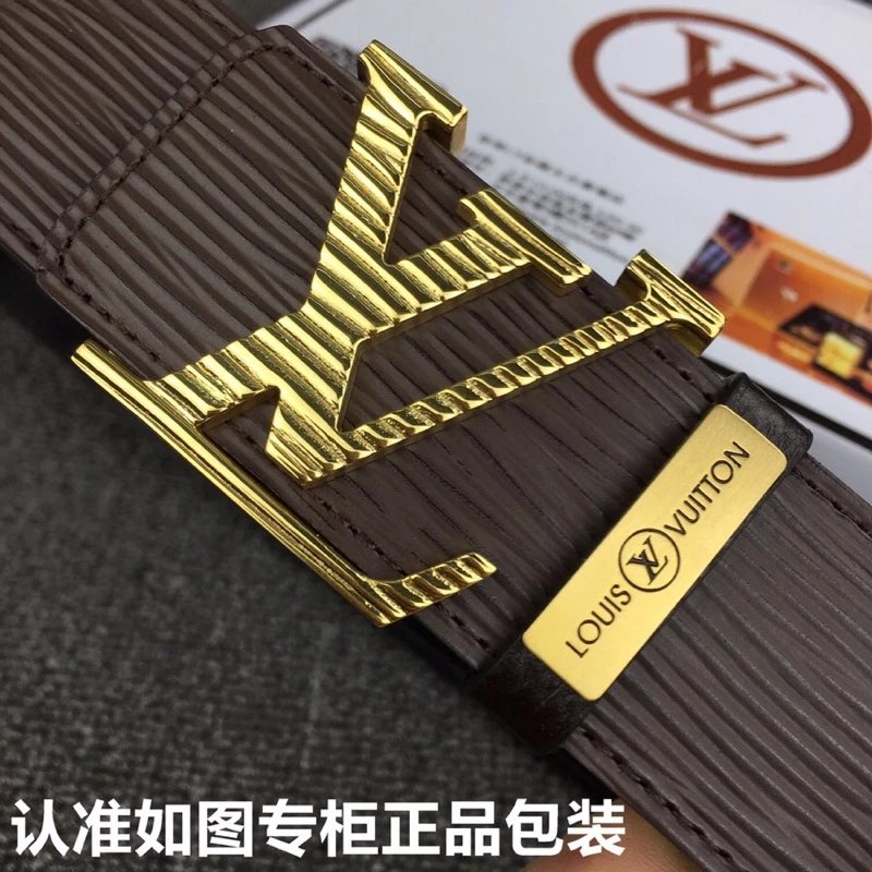 Louis Vuitton LV Initiales Belt Black Monogram Leather Belt - 2