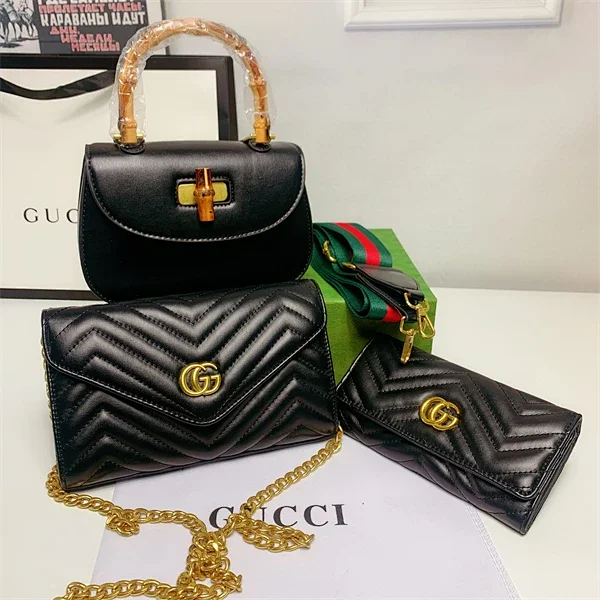 Gucci Handbags Monogram chain-strap flap bags product detail image 11