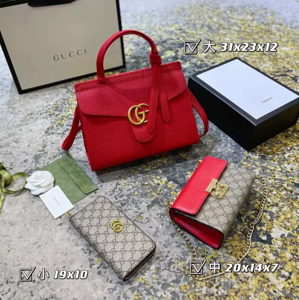 Gucci GG Marmont Mini Backpack Beige Leather Backpack - 12