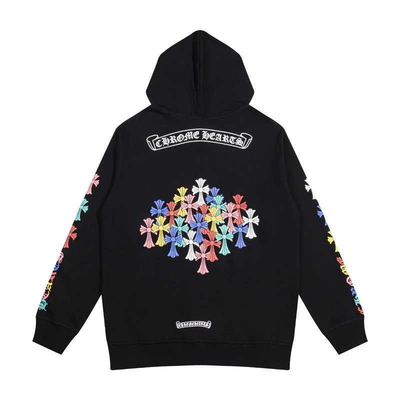 Chrome Hearts Hoodies & Sweatshirts Graphic Pullover Hoodie with Cross Motif — 02