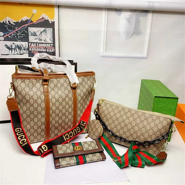 Gucci Handbags Monogram chain-strap flap bags product detail image 8