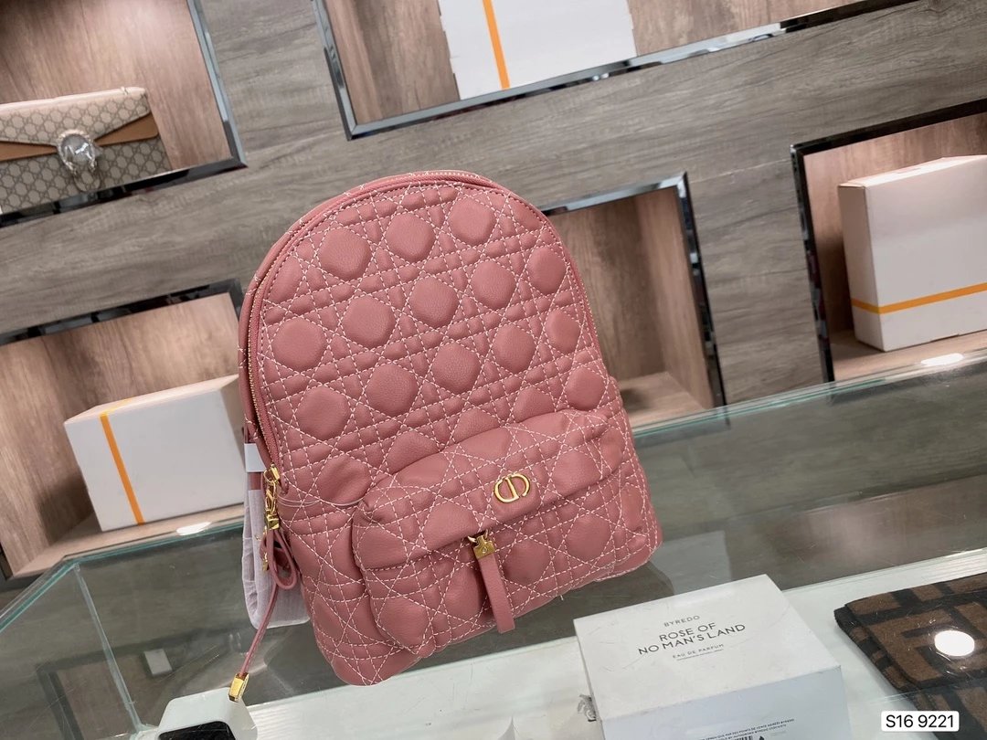 Dior Book Tote Mini Beige Quilted Leather Backpack - 8