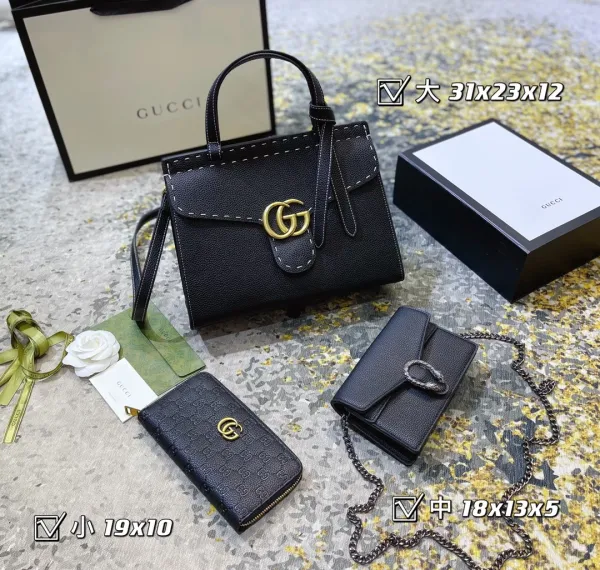 Gucci GG Marmont Mini Backpack Beige Leather Backpack - 13
