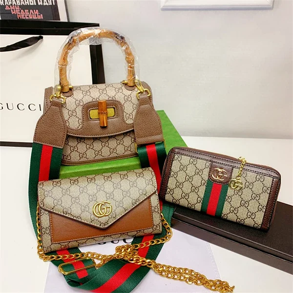 Gucci Handbags Monogram chain-strap flap bags product detail image 10