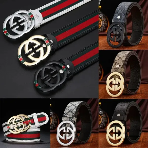 Givenchy G Logo Checkered Belt Black - 14