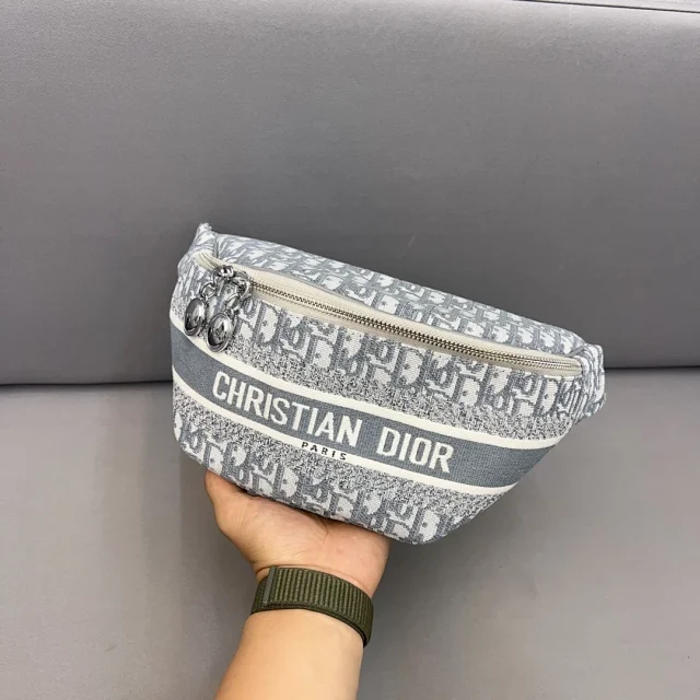 Dior Crossbody Bags Oblique canvas zip waist bag product detail image 1