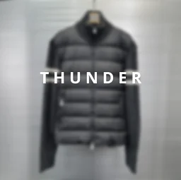 thumbnail for MC毛织拼接薄款羽绒外套