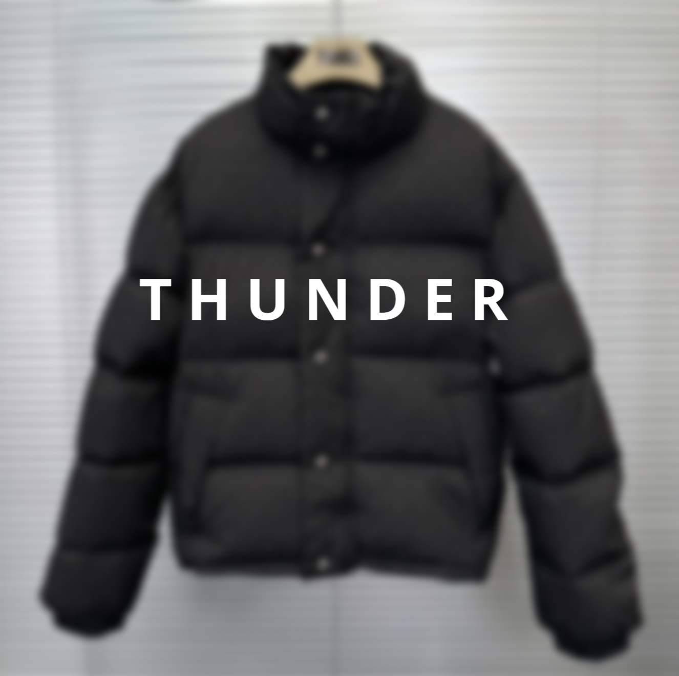 CH dark print down jacket
