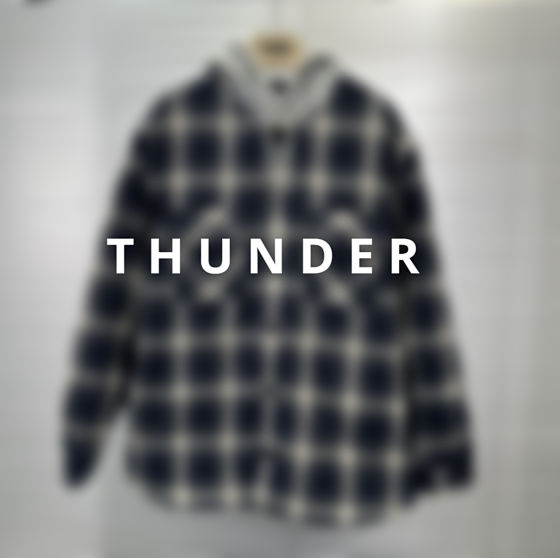Triumph Check Cashmere Hooded Jacket