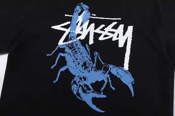 Stüssy Dice Print Navy T-Shirt - 49