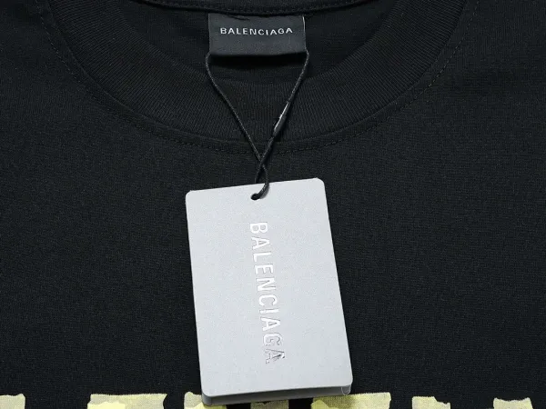 Balenciaga BB Logo Print Black Hoodie - 18