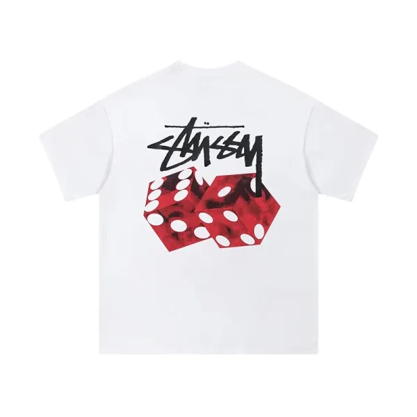 Stüssy Dice Print Navy T-Shirt - 29