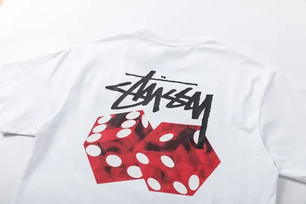 Stüssy Dice Print Navy T-Shirt - 31