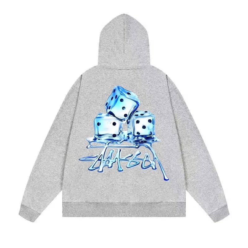 Stussy Skull & Crossbones Hoodie White - 20