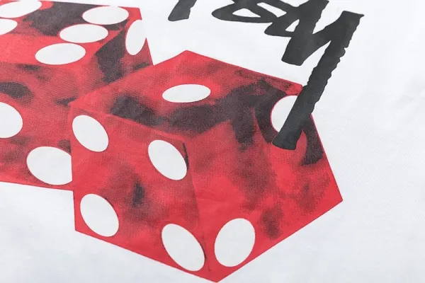 Stüssy Dice Print Navy T-Shirt - 33