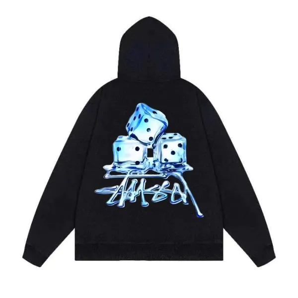 Stussy Skull & Crossbones Hoodie White - 16
