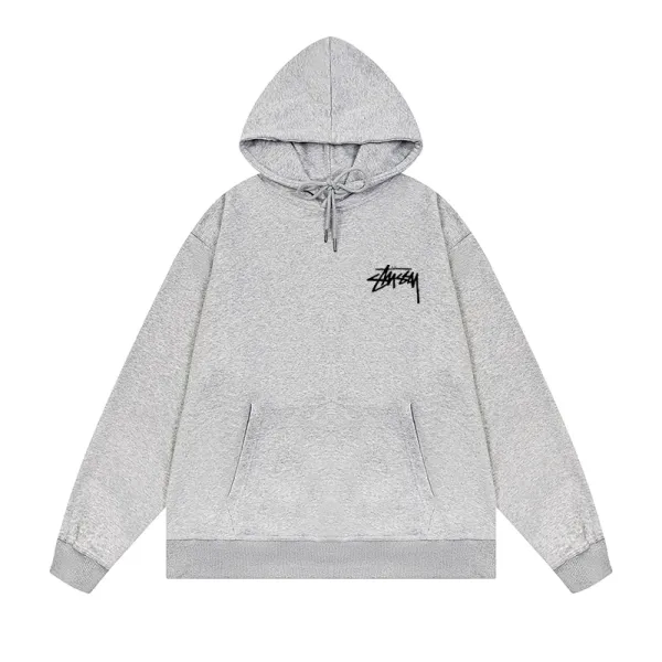 Stussy Skull & Crossbones Hoodie White - 21