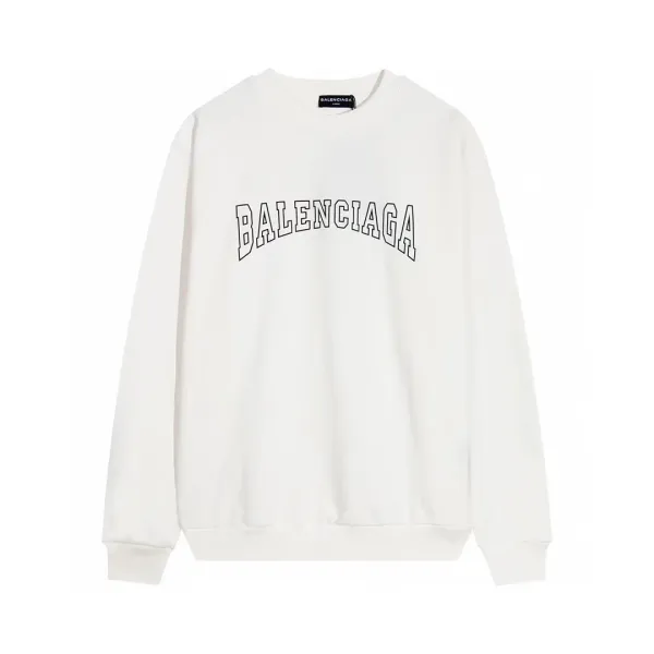 Balenciaga BB Logo Print Black Hoodie - 30