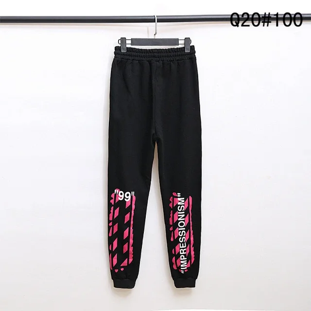 Unbranded Trousers Elastic-Waist Jogger with Diagonal Leg Prints product detail image 25