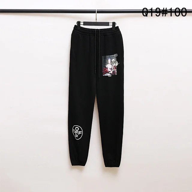 Unbranded Trousers Elastic-Waist Jogger with Diagonal Leg Prints product detail image 28