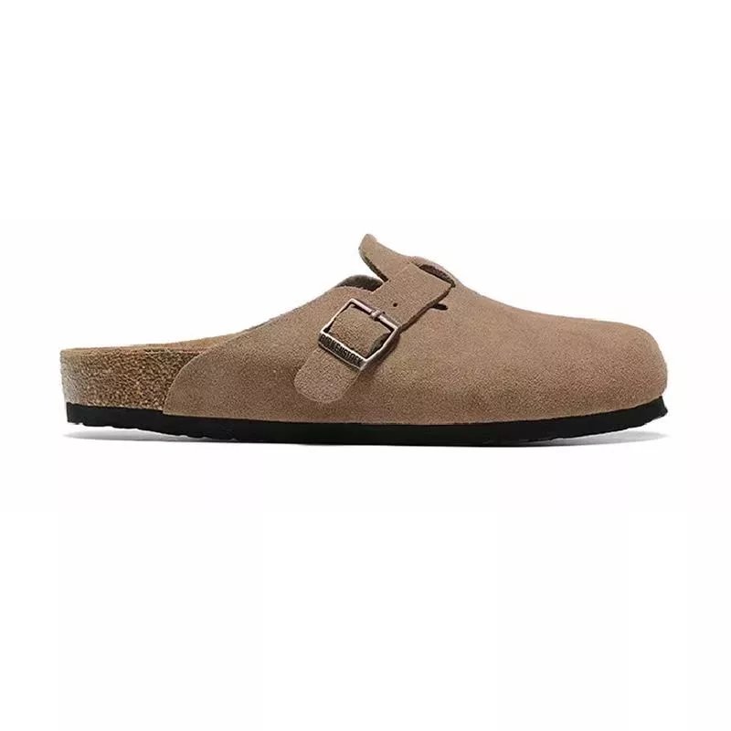 Mud-colored suede