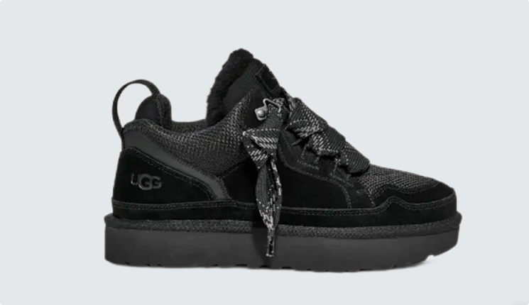 UGG Fluff It Black Sneaker Boots