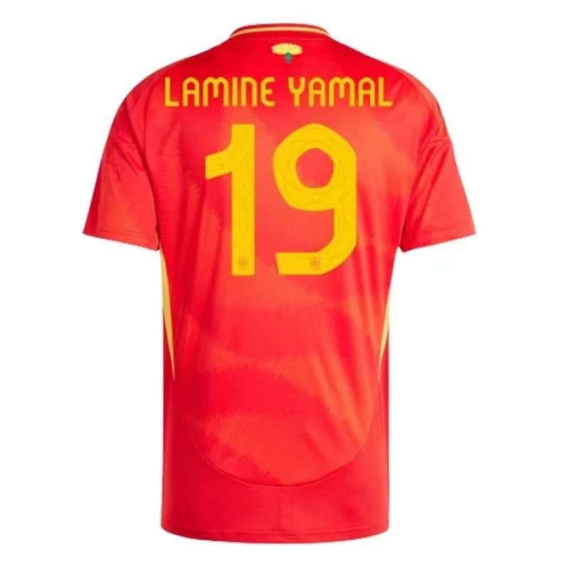 Design Spain National Team 2024 Home Jersey Red Jersey - 8