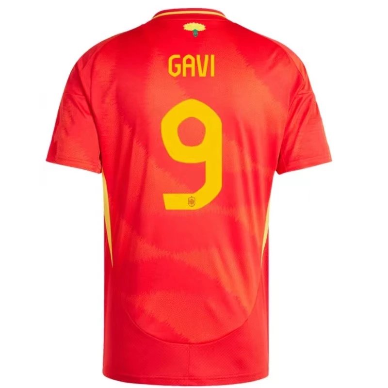 Design Spain National Team 2024 Home Jersey Red Jersey - 10
