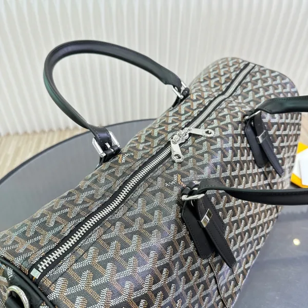 Goyard Saint Louis Duffle Bag Brown Monogram Canvas Travel Bag - 5