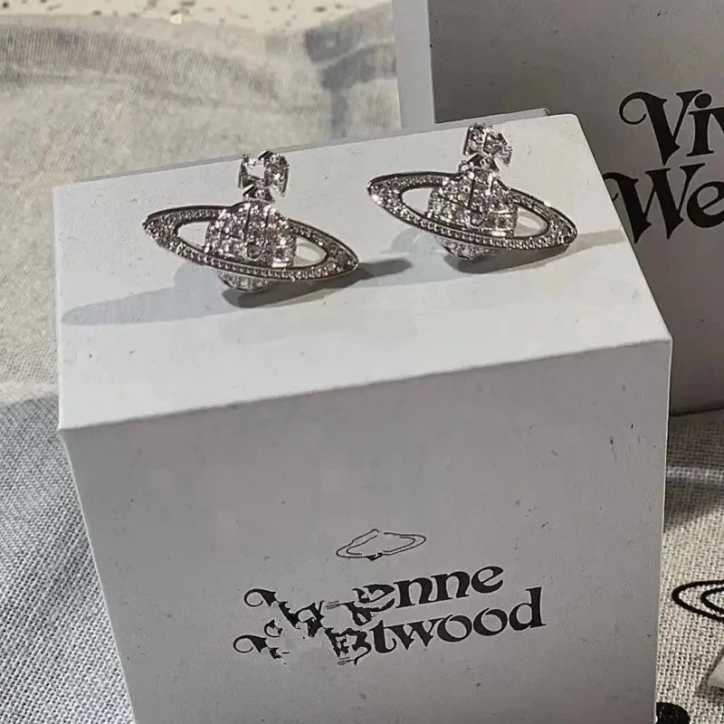 Design Iridescent Sphere Earrings with Cross Charm and Crystal Detail Jewelry - 5
