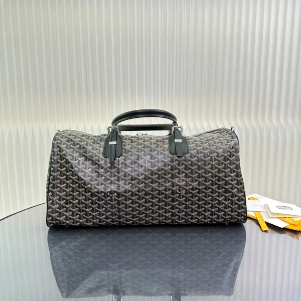 Goyard Saint Louis Duffle Bag Brown Monogram Canvas Travel Bag - 2