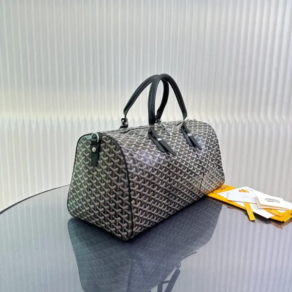Goyard Saint Louis Duffle Bag Brown Monogram Canvas Travel Bag - 3