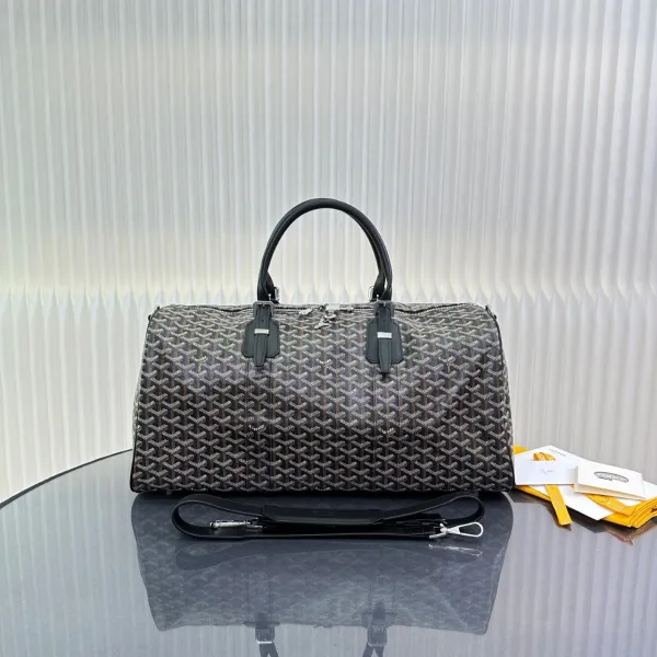 Goyard Saint Louis Duffle Bag Brown Monogram Canvas Travel Bag - 1