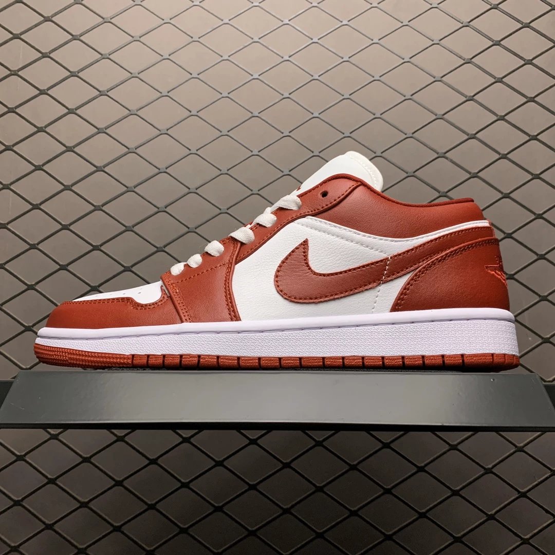 AJ1 Low New White Red 553558-611