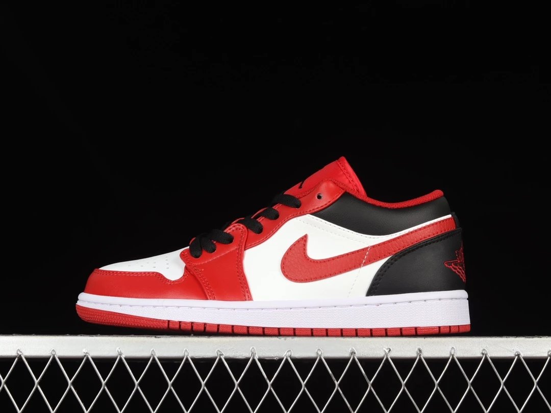 AJ1 Low Red White Black 553558-163