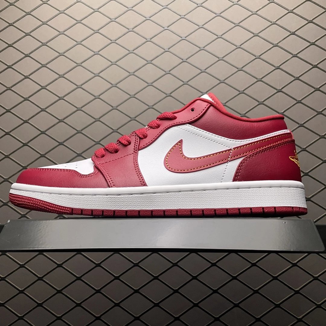 AJ1 Low White Red 553558-607