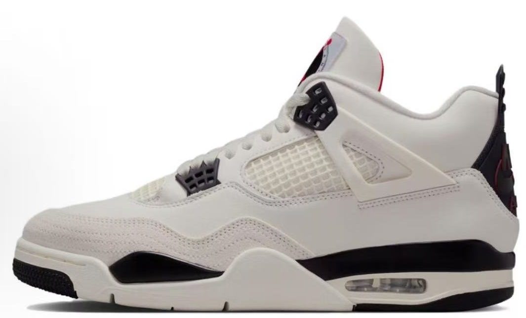 AJ4 White Black Red IM4002-100