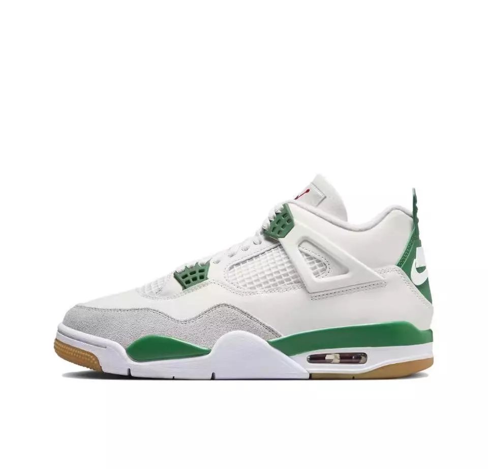 AJ4 white turquoise